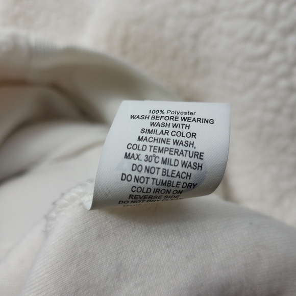 Zyia Active Flying V White Fleece Zip-Up Jacket Women's XXL - Picture 8 of 10